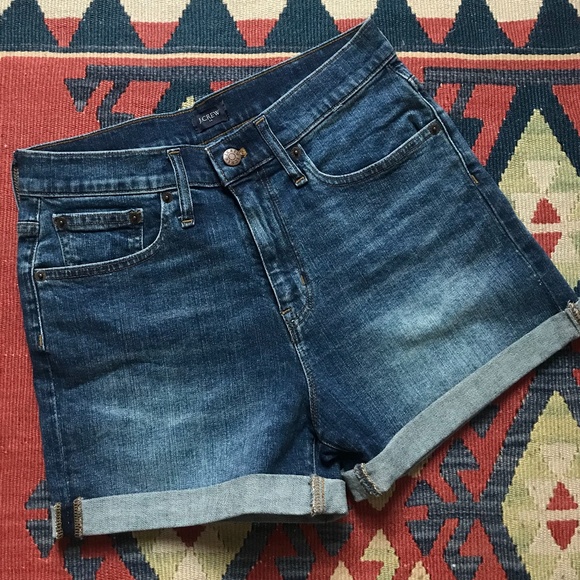 J. Crew Factory Classic Denim Shorts - Picture 1 of 3